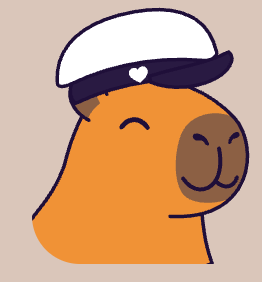 The Capyton — the DatePals capybara mascot wearing a captain's hat